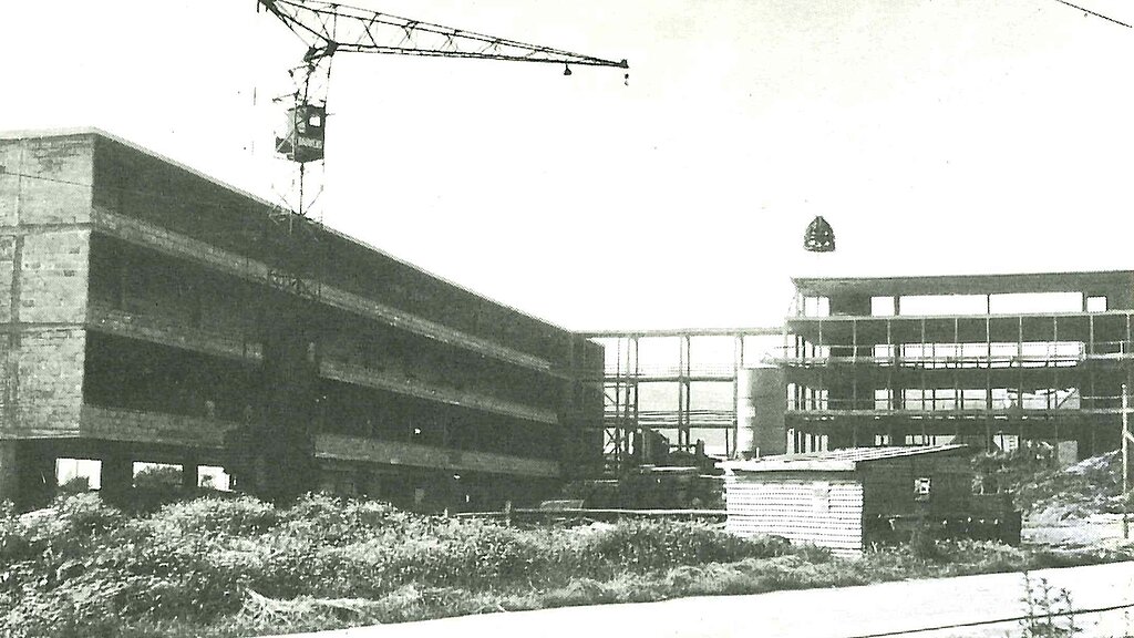 Im Juni 1955 feierte man das Richtfest für die neue LÖWEN-Zentrale in Bingen