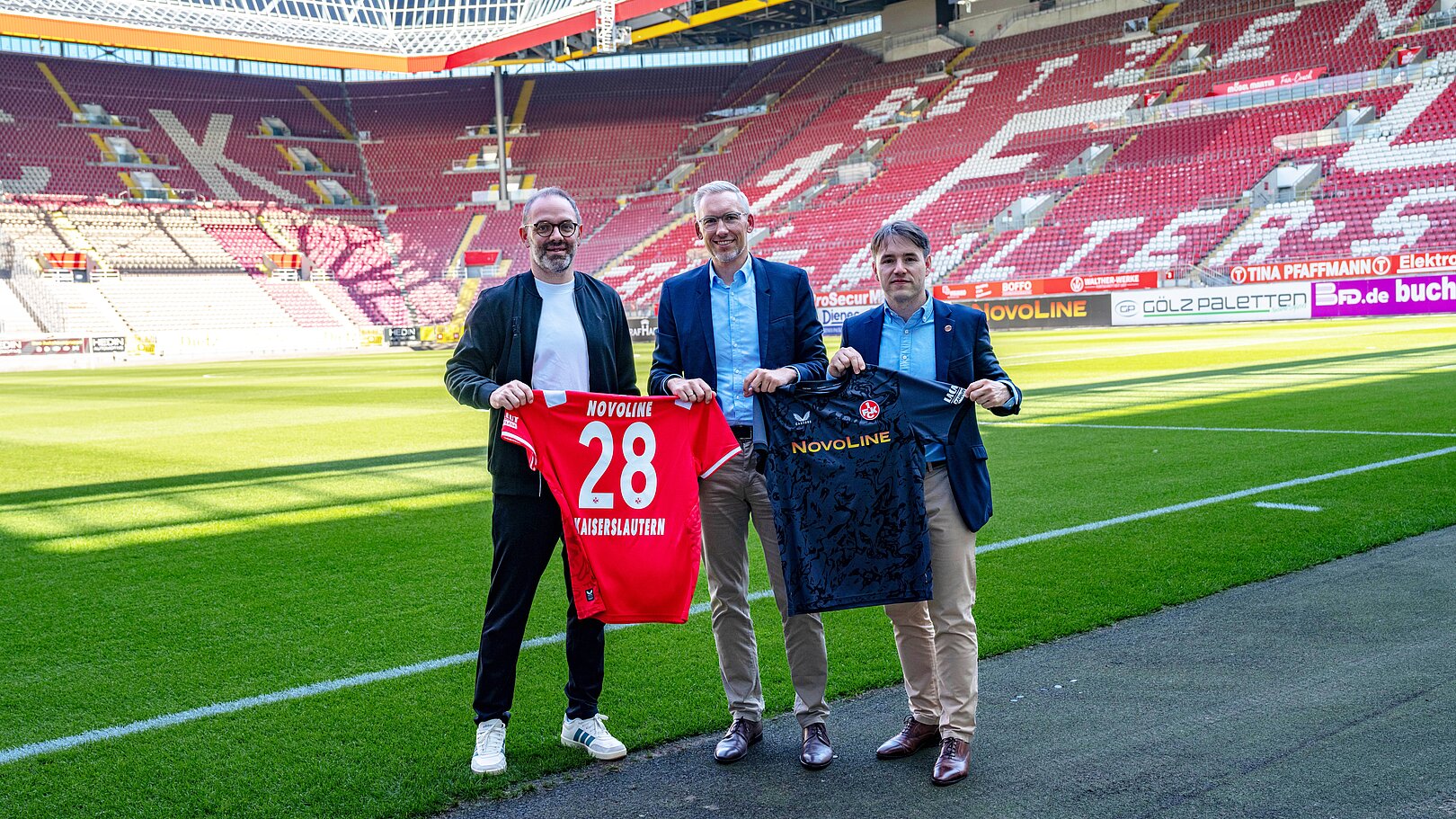 NOVOLINE bleibt auch in der Saison 2027/2028 Hauptsponsor des 1. FC Kaiserslautern