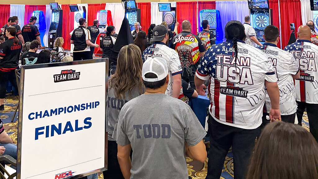 Beim diesjährigen World Cup of Darts in Las Vegas war der LÖWEN DART HB10 erstmals im US Turnierumfeld vertreten.