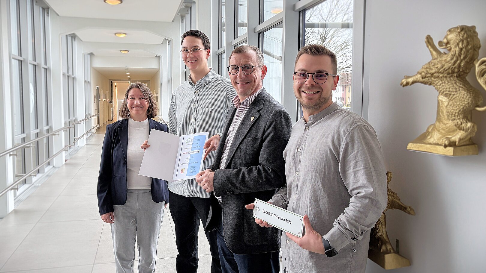 LÖWEN ENTERTAINMENT wurde erneut für seinen nachhaltigen Ressourceneinsatz als Ökoprofit-Betrieb ausgezeichnet.